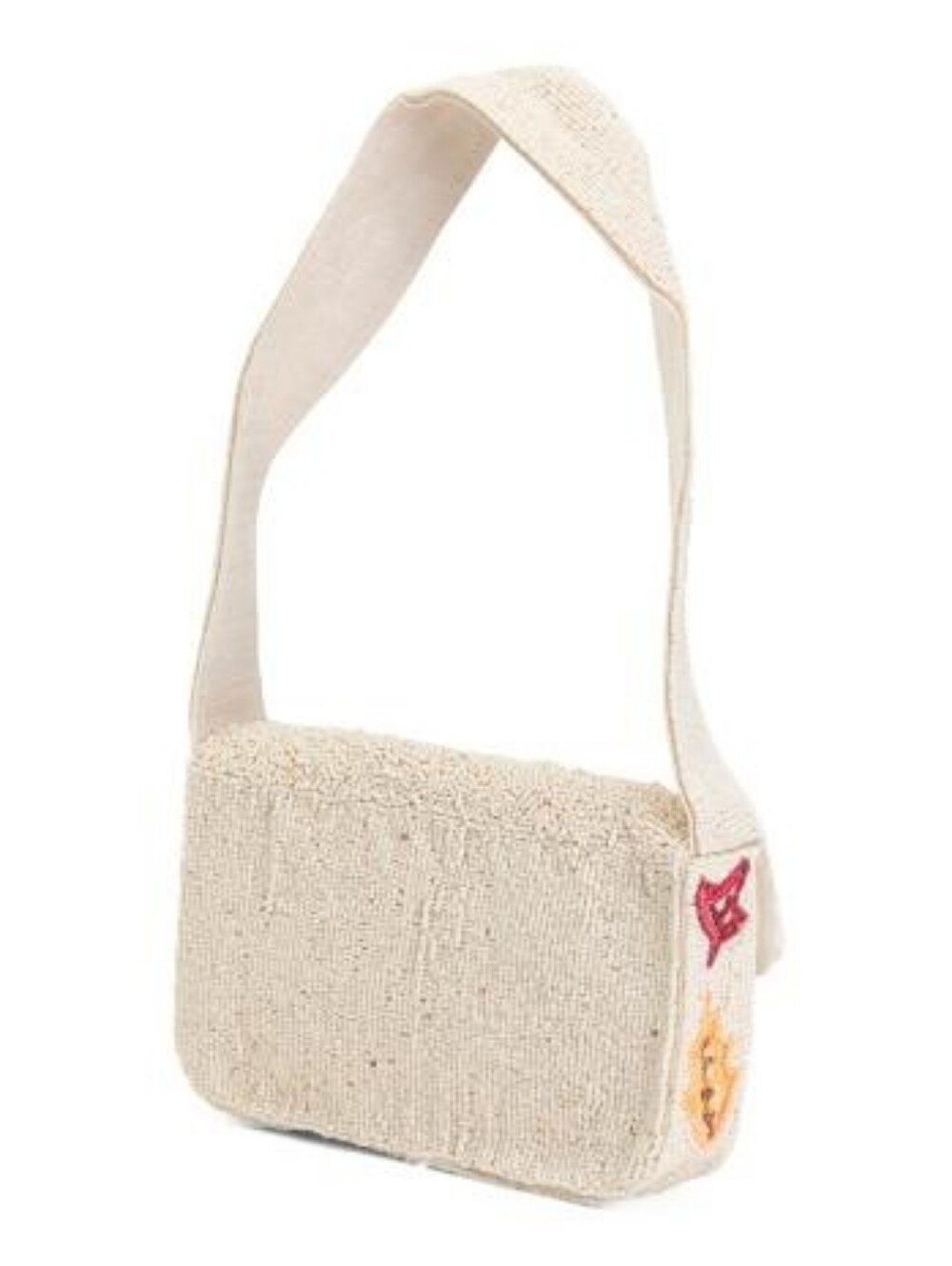 SOL and MER Autumn Leaves Motif Beaded Shoulder Bag ☕🍂 - Picture 11 of 13